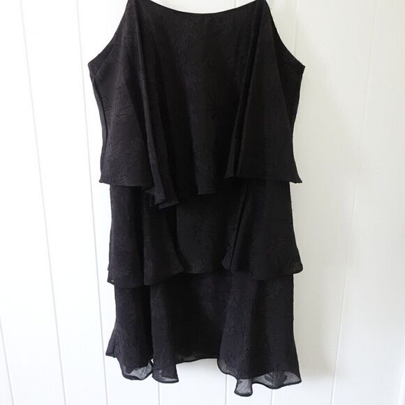 Sam Edelman Womens Dress Tiered Ruffle Mini Size Large - Picture 10 of 14